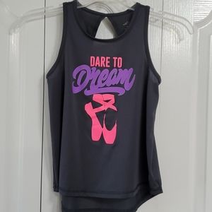 Girls medium bcg dance tank